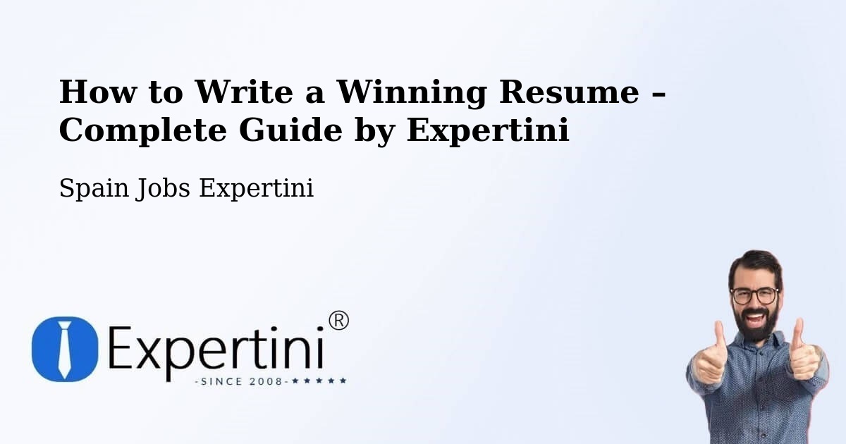 Resume Writing Guide for Job Seekers – Trazo - Trazo, Spain Jobs Expertini